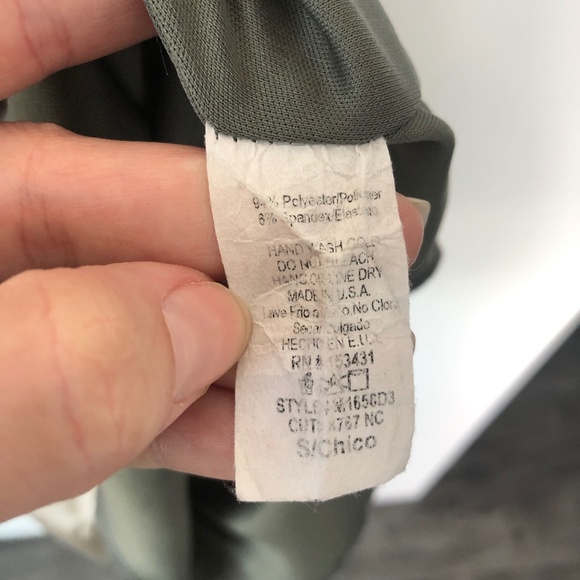 Meek Warm Gray Velvet Mini Dress - Size S - Picture 10 of 10